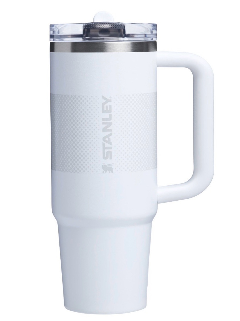 NEW White Fade Stanley Quencher ProTour Flip Straw Tumbler | 30 OZ